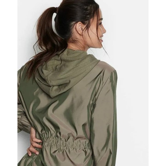 Victoria Secret Sport lightweight hooded green track suit size XS * wom114 - Picture 1 of 14